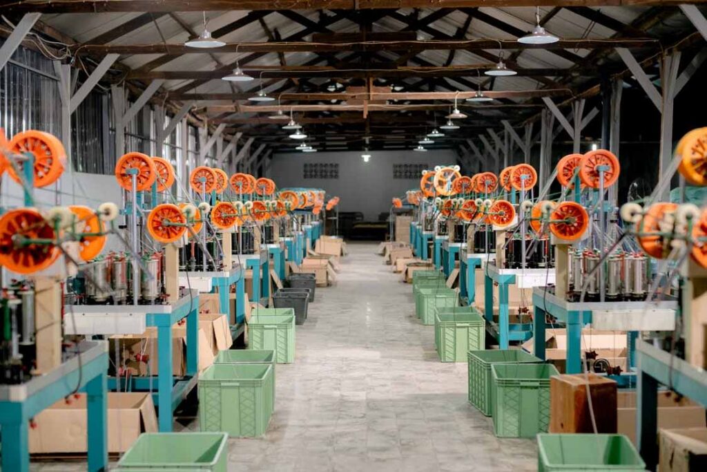 Manufacturing equipment inside a factory, representing eligible new business assets and machinery purchases under Investment Boost NZ.